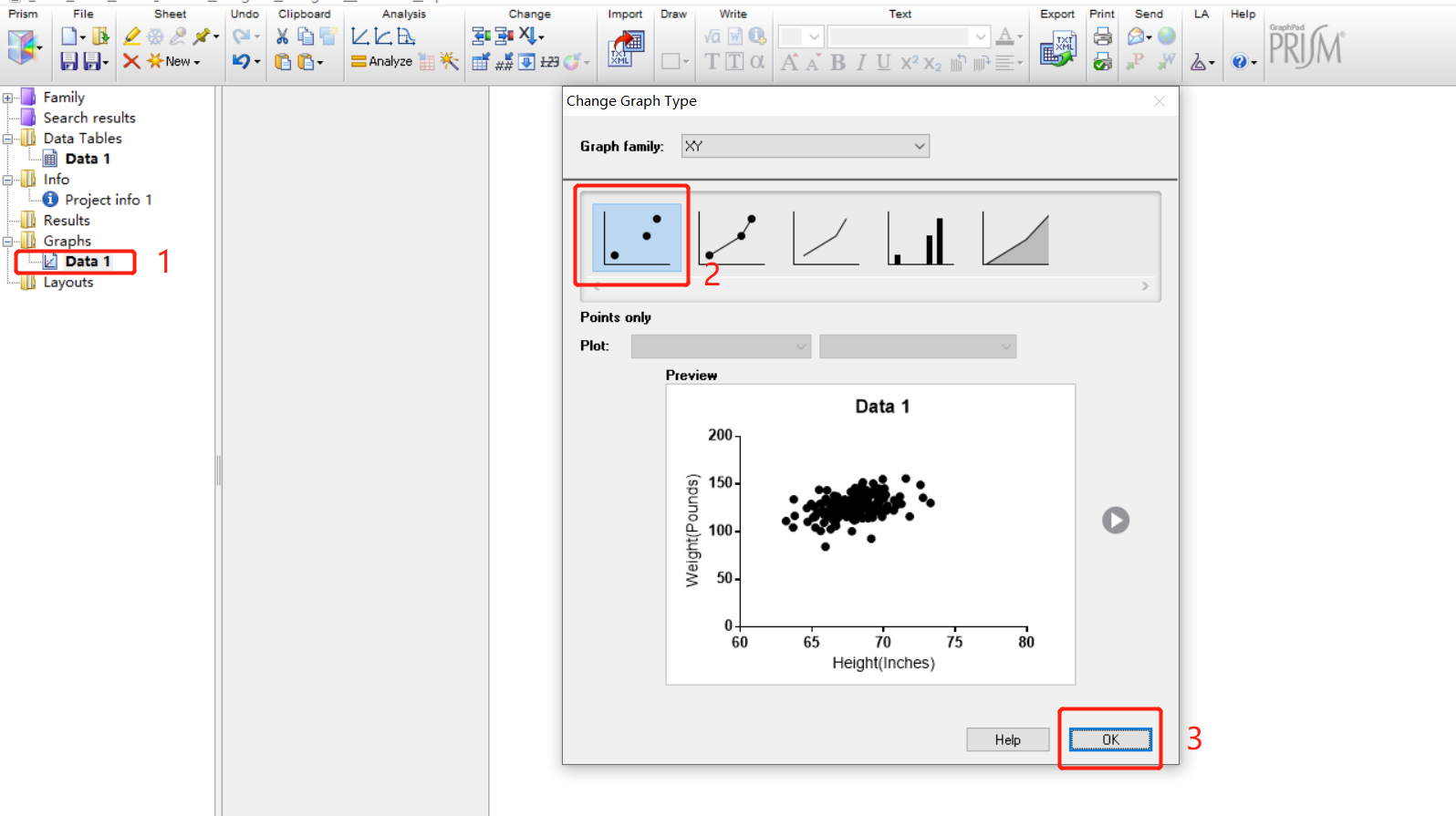 一步搞定数据分析和作图Graphpad Prism助力你科研大神之路！（三）散点图